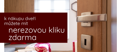 Akční nabídka klik ke dveřím